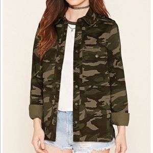 Forever 21 Military Jacket Size M
